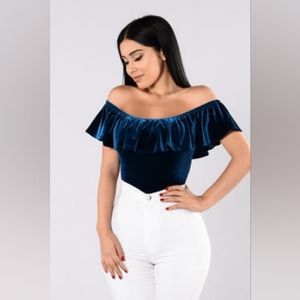 Velour Bodysuit